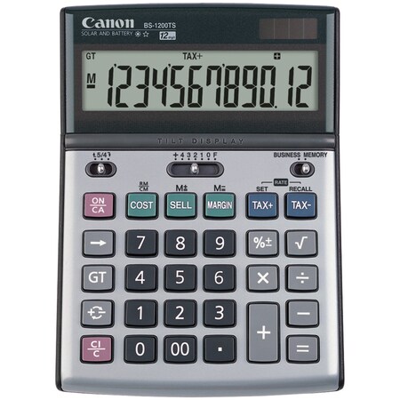 Canon B-1200TS 12-Digit Portable Display Calculator 8507A010